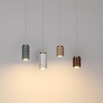 5454/5L L-VISION ODL_EX26 011 светлая бронза/жемчужный/металл/керамика/акрил Подвес LED 5W 3000K LULU