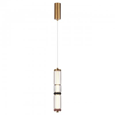 5455/12L L-VISION ODL_EX26 043 сатин.латунь/терракот/черный Подвес LED 12W 4000K COLLIER