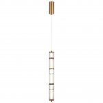 5455/18L L-VISION ODL_EX26 043 сатин.латунь/терракот/черный Подвес LED 22W 4000K COLLIER