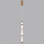 5455/18L L-VISION ODL_EX26 043 сатин.латунь/терракот/черный Подвес LED 22W 4000K COLLIER