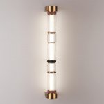 5455/18WL L-VISION ODL_EX26 043 сатин.латунь/терракот/черный Настенный светильник LED 22W 4000K COLLIER