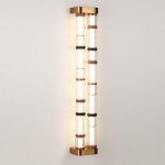 5455/60WL L-VISION ODL_EX26 043 сатин.латунь/терракот/черный Настенный светильник LED 60W 4000K COLLIER