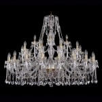 Большая хрустальная люстра Bohemia Ivele 1413/20+10+5/460-100/G
