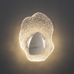 5460/12WL L-VISION ODL_EX26 никель/прозрачный/никель/металл/стекло Настенный светильник LED x 12W 3000K CORALLA