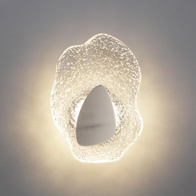 5460/12WL L-VISION ODL_EX26 никель/прозрачный/никель/металл/стекло Настенный светильник LED x 12W 3000K CORALLA