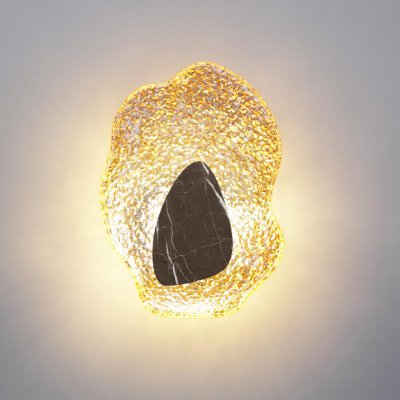 5461/12WLA L-VISION ODL_EX26 черный/янтарный/коричневый/металл/стекло/мрамор Настенный светильник LED x 12W 3000K CORALLA 5461/12WLA L-VISION ODL_EX26 черный/янтарный/коричневый/металл/стекло/мрамор Настенный светильник LED x 12W 3000K CORALLA