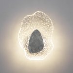 5461/12WLB L-VISION ODL_EX26 черный/прозрачный/серый/металл/стекло/мрамор Настенный светильник LED x 12W 3000K CORALLA