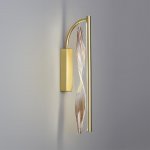 5468/4WL L-VISION ODL_EX27 сатинированн.латунь/градиент коричн./металл/стекло Настенный светильник LED*4W 3500K SPIRA