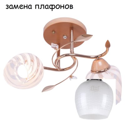 Потолочный светильник 5472N/2FGD WT Экономсвет