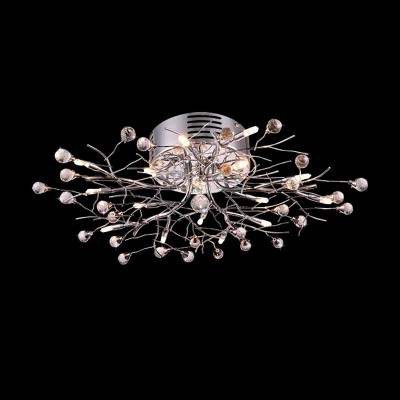 Люстра Eurosvet 5485/15 хром/зеленый+синий+голубой