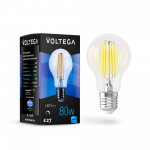 Лампочка светодиодная VG10-А1E27cold8W-FD Voltega
