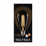 Лампочка светодиодная VG10-ST64Gwarm6W Voltega