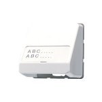 JUNG CD 500/CD plus бежевый Корпус для разъемов, с полем ддя надписи (554)