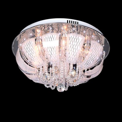 Люстра Eurosvet 5559/6 хром/синий+красный+фиолетовый