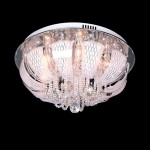 Люстра Eurosvet 5559/6 хром/синий+красный+фиолетовый