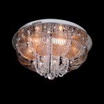 Люстра Eurosvet 5565/6 хром/синий+красный+фиолетовый