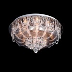 Люстра Eurosvet 5592/10 хром/синий+красный+фиолетовый