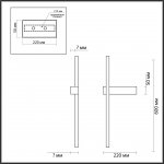 Настенный светильник Odeon Light 5601/9WL BLAKE