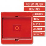 JUNG CD 500/CD plus Красный Клавиша 1-я с линзой (561GLRT)