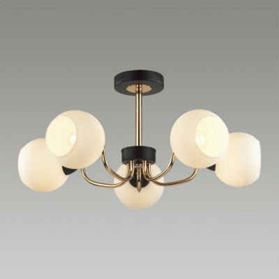 5642/5C COMFI LN23 чёрный, золотой Люстра потолочная E27 5*60W 220V BLISS 5642/5C COMFI LN23 чёрный, золотой Люстра потолочная E27 5*60W 220V BLISS