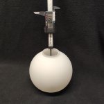 Плафон стекло матовое белое 130*115мм Е27 (44мм посадка) Odeon 5642 Bliss