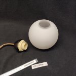 Плафон стекло матовое белое 130*115мм Е27 (44мм посадка) Odeon 5642 Bliss