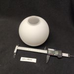 Плафон стекло матовое белое 130*115мм Е27 (44мм посадка) Odeon 5642 Bliss