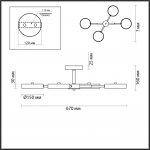 Люстра потолочная Lumion 5659/72CL LEDIO