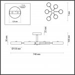 Люстра потолочная Lumion 5659/99CL LEDIO