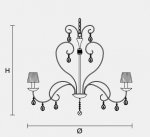 Подвесной светильник Masiero CLASSICA 5660 5
