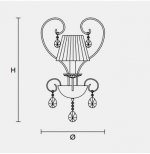 Настенный светильник Masiero CLASSICA 5660 A1