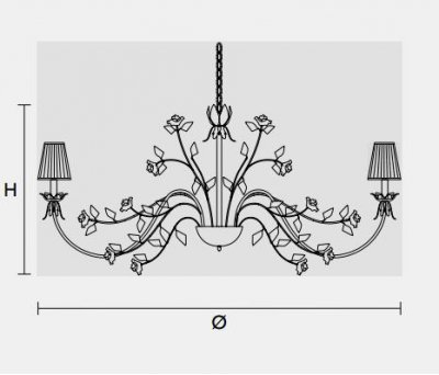 Подвесной светильник Masiero CLASSICA 5662 12