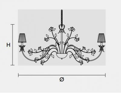 Подвесной светильник Masiero CLASSICA 5662 6 Подвесной светильник Masiero CLASSICA 5662 6