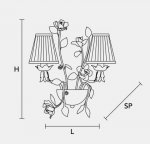 Настенный светильник Masiero CLASSICA 5662 A2