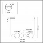 Светильник подвесной Odeon Light 5671/13L LEDIO