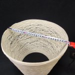 Светильник подвесной из ротанга Velante 569-716-01 бежевый