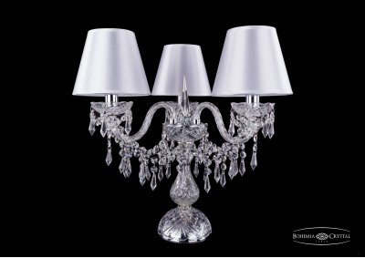 Настольная лампа Bohemia Ivele 5703/3/141-39/Ni/SH21 Настольная лампа Bohemia Ivele 5703/3/141-39/Ni/SH21