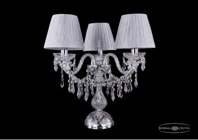 Настольная лампа Bohemia Ivele 5703/3/141-39/Ni/SH6 Настольная лампа Bohemia Ivele 5703/3/141-39/Ni/SH6