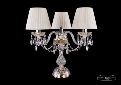 Настольная лампа Bohemia Ivele 5706/3/141-39/G/SH3 Настольная лампа Bohemia Ivele 5706/3/141-39/G/SH3