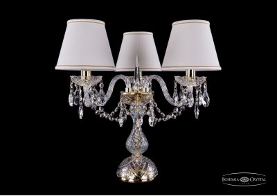 Настольная лампа Bohemia Ivele 5706/3/141-39/G/SH40A Настольная лампа Bohemia Ivele 5706/3/141-39/G/SH40A