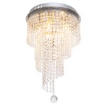 Люстра с хрусталем Экономсвет 57204/5CR WT