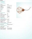Настольная лампа Eglo 94197 TARBES