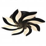 Светильник ФРЕЗИЯ черный d58 h16,5 Led 67W (3000-6000K) c пультом ДУ, с диммером Kink light 5810,19