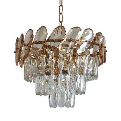 Люстра хрустальная Экономсвет 58292/6FGD+CR+WT