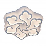 Светильник ФЛОРЕТ белый d60 h10 Led 84W (3000-6000K) c пультом ДУ, с диммером Kink light 5832