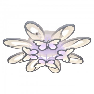 Светильник ФЛИТ белый d69 h13 Led 168W (3000-6000K) c пультом ДУ, с диммером Kink light 5834