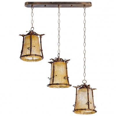 Светильник кованый Экономсвет 585B/3RG Светильник кованый Экономсвет 585B/3RG