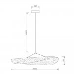 Подвесной светильник Divinare FIAMMA 5866/06 SP-35