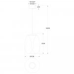 Светильник подвесной Divinare 5874/07 SP-15 CAMPO