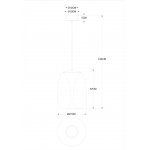 Светильник подвесной Divinare 5874/09 SP-15 CAMPO